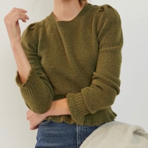 Anthropologie Sweaters - ANTHROPOLOGIE WOOL BLEND SWEATER (L)